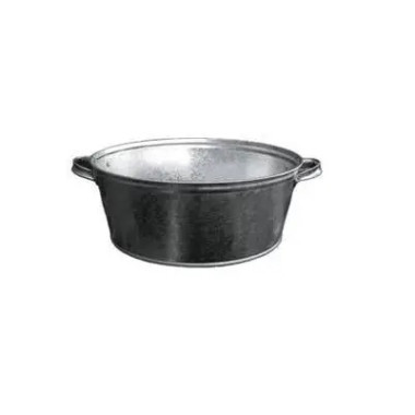 Ванна кругла оцинков. 120л (77х35см)