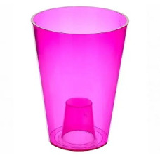 Вазон лмл Лілія 128 орхідея, рожевий прозорий