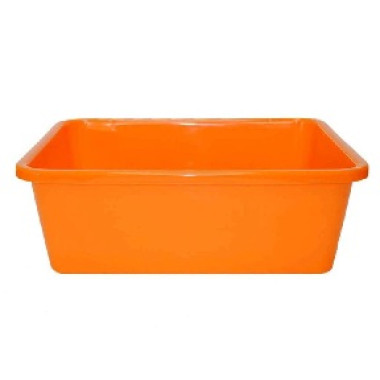 таз Ламела прямий 08л миска господарська, помаранчевий