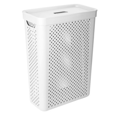 корзина для білизни Алеана Simple 45 л (уп.5шт)(39х29х54см) білий